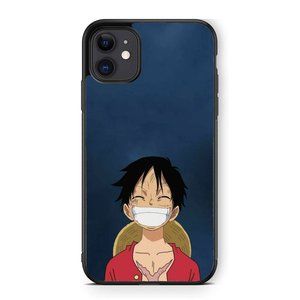 One Piece Luffy Smile Funny Cute Anime iPhone Case
